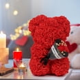 thumbnail image 6 of RECUTMS Valentines Day Gifts for Her Artificial Rose Teddy Bear with Box 10 inch for Mothers Day Anniversary Birthday Gifts（Red）, 6 of 8