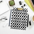 thumbnail image 6 of Acrylic Clipboards Black Polka Dots on White A4 Standard Size Clipboard 12.5" X 9" Clip Board for Office School Teacher Women Men, 6 of 7
