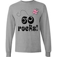 thumbnail image 3 of Inktastic 60th Birthday 60 Rocks Long Sleeve T-Shirt, 3 of 5