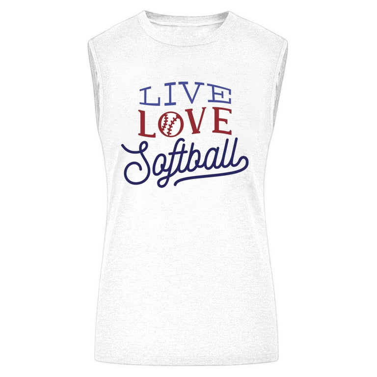 Softball Momma Graphic Shirt For Mom Mothers Day Women Tank Top Softball Momma Graphic Shirt For Mom Mothers Day Women Tank Top