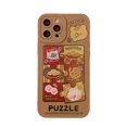 thumbnail image 1 of Compatible with iPhone 12 Case, Women Girl Cute Biscuit Silicone Case, Full Body Screen Camera Protective Cover, Shockproof, Anti-Scratch, Slim Phone Case, 1 of 4