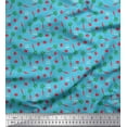 thumbnail image 1 of Soimoi Cotton Duck Fabric Text,Tomato & Carrot Vegetable Print Sewing Fabric Yard 42 Inch Wide, 1 of 1