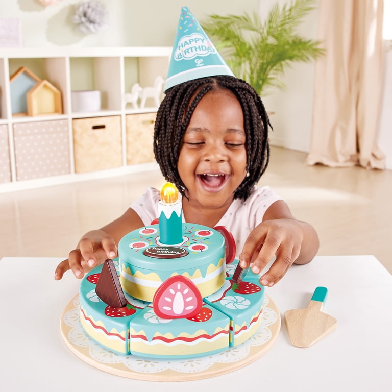 HAPE Kids Play Pretend Set Food - Interactive Birthday Cake Toy