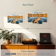 thumbnail image 3 of Elephant Stock Canoe Paddle Wall Art - Horizontal Multi Panel Canvas - 4 Pieceliving Room Wall Decor - Photography Hobbies And Lifestyle Multi Panel - Gray And Blue Decor - 24" x 14", 3 of 4