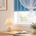 thumbnail image 5 of Thermal Insulated Blackout Curtains Room Darkening Drapes With Sheer Overlay Window Decor For Bedroom And Living Room, 5 of 6