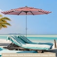 thumbnail image 2 of Yescom 10 Ft 3-Tier Patio Umbrella Replacement Canopy Market Table Top Sunshade Cover, 2 of 10