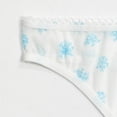 thumbnail image 3 of Wo-Fusoul Culottes pour Femmes String Taille Basse avec Maille Imprimée et Bordure en Dentelle, 1 Pce, 3 of 8