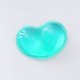 thumbnail image 4 of Reposamuñecas de gel de silicona con forma de corazón, translúcido, ergonómico, almohadilla para ratón, almohada para manos fresca, eficaz contra la fatiga de la muñeca (verde), 4 of 4