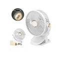 thumbnail image 1 of Ventilador Recargable Usb Con Luz, 5 Velocidades, 17.cm Xtellar blanco, 1 of 4