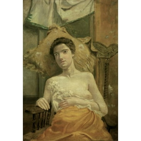 Sculpture Garden Dc Christmas Mother Bereft by Louis Michel Eilshemius oil on canvas 1864-1941 USA Washington DC Smithsonian Institution (Hirshhorn Museum & Sculpture Garden) Stretched Canvas - Louis Michel Eilshemius (18 x 24) ()