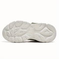 thumbnail image 4 of Men's Beige Printed Chunky Platform Dad Sneakers, Breathable Fashion Casual Walking Shoes, Non-Slip Athletic Shoes for Daily Wear, 4 of 9