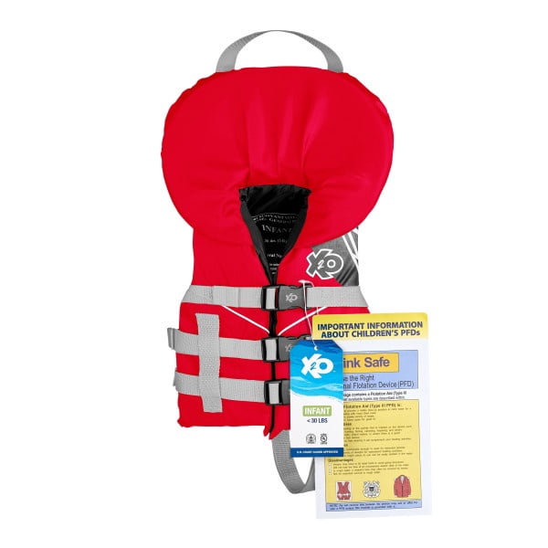 INFANT CLOSED-SIDED VEST RED BIONIC