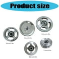 thumbnail image 3 of Aluminum Pulley Wheel Replacement Weight Pulley System Universals Bearing Pulley Wheel for Cable Machine Gym Equipment, 3 of 13