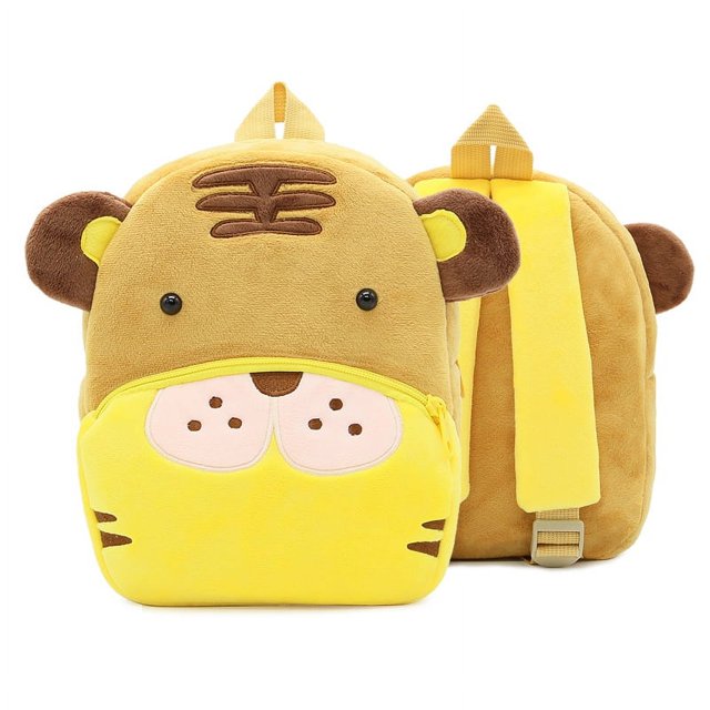 Cute Cartoon Animal Children‘s Backpack Stall Backpack Kindergarten Plush Backpack Children‘s Bag Orderable Printing