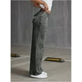 thumbnail image 6 of KAUOD Girls Baggy Jeans Wide Leg Straight Retro Denim Pants Teen Kids High Waist Cute Streetwear Y2k Jeans with Pockets, 6 of 7