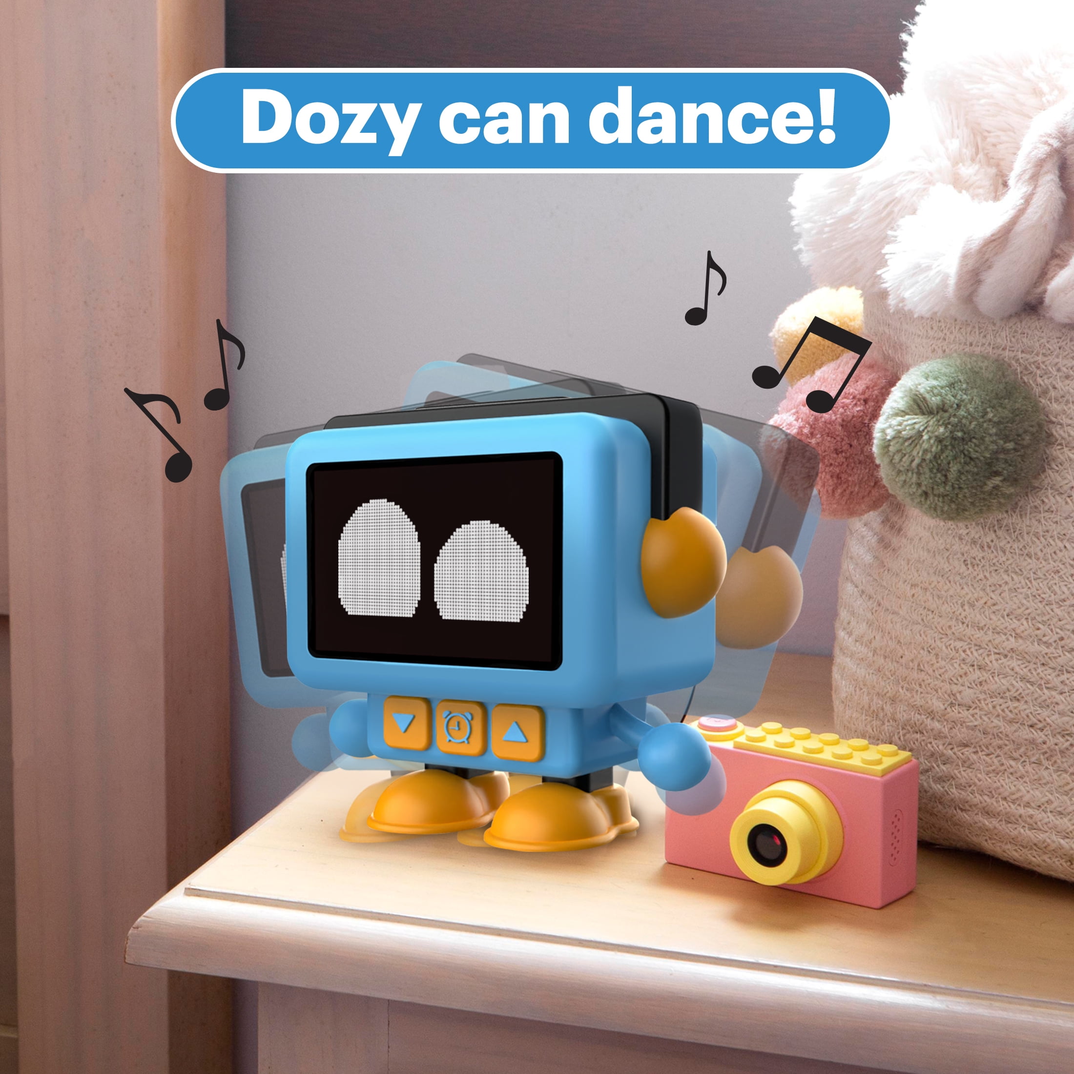 AT-D39S(CD-ROMつき)、ボイスチェンジャーなどセット PocketTunes Dozy The Dancing Alarm Bot | Bluetooth Animated LCD