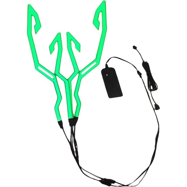 Tira de luz para casco de motocicleta, recargable, impermeable, para montar en la noche, tira de luces LED, se?al de luz para casco de motocicleta, luz de advertencia intermitente para LingWen 8390615980999