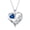 Blue, variant on Faty-T Mothers Day Gifts For Mom From Son Daughter Mom Necklace For Women 925 Sterling Silver New Mom Gifts Birthday Gifts