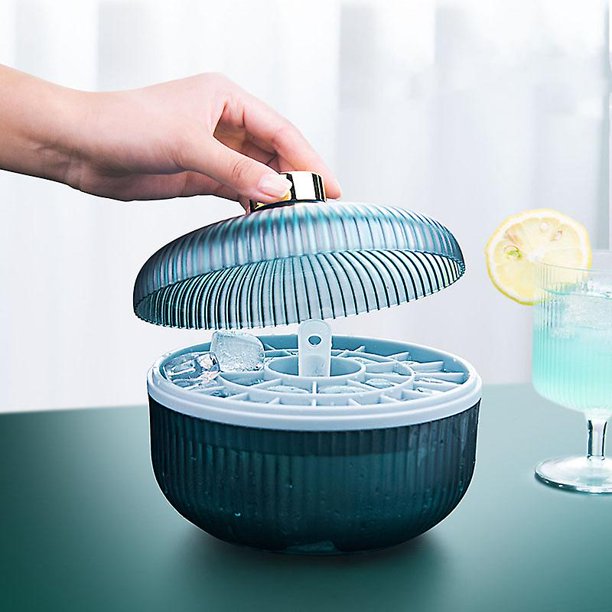 Bandeja para moldes de hielo, moldes para cubitos de hielo de silicona de alta calidad súper flexibles para whisky, cócteles, bebidas, té helado y café azul Rojo Verde Cocina, Decoración y Otros