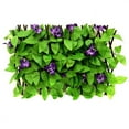 thumbnail image 1 of Mosiee Simulation Telescopic Fence Fence Leaf Garden Decoration Plastic Green Plants, 1 of 9