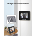 thumbnail image 2 of Sonnette d'Intercom Sans Fil pour Porte, Visionneuse Vidéo de Sécurité pour Maison Intelligente, Vision Nocturne IR, Caméra de Porte Étanche, Pas Besoin de Réseau, 1 * Sonnette d'Intercom Sans Fil, 2 of 8
