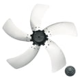 thumbnail image 1 of Reemplazo de Palas de Ventilador de Aluminio Uxcell (18 Pulgadas, Plata) 5 Hojas con Tapa de Tuerca, 1 of 6