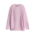 thumbnail image 6 of Terra & Sky Women's Plus Size Chenille Cocoon Cardigan Sweater, Midweight, Sizes 0X-5X, 6 of 6