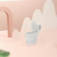 thumbnail image 5 of Phlegsive Doll House Toilet Mini flushing Toilet Toy Doll House Miniature Bathroom Toilet, 5 of 5