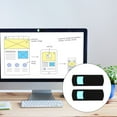 thumbnail image 1 of ORDDIART 2Pack Camera Privacy Covers Black ABS Anti-Peeping Notebook Computer Office Work, 1 of 8