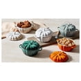 thumbnail image 5 of Stoneware Figural Pumpkin Petite Cocotte, 12 oz., Meringue, 5 of 6