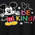 thumbnail image 3 of Disney - Mickey Mouse - Be Kind - Juniors Ideal Flowy Muscle T-Shirt, 3 of 5