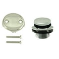 thumbnail image 4 of Westbrass 18" Direct Connect Shoe Outlet Tip-Toe Drain Bathtub Assembly with 2-Hole Overflow, Polished Nickel, 4 of 10