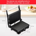 thumbnail image 2 of PARRILLA PANINI TFAL SW3332DMX ANTIADHERENTEACERO INOX negro 1, 2 of 5
