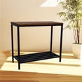 thumbnail image 2 of Carolina Classics Ryan Wood and Metal Console in Chestnut, 2 of 3