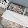 thumbnail image 4 of Designart "Peonies Elegance Pink Grey I" Floral Peony Bedding Covert Set - Peonies Pink Floral Bed Set With 1 Sham, 4 of 6