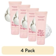 (4 pack) The Face Shop Rice Water Bright Foaming Cleanser 150ml | Vegan| Brightening | Rice Water | Hydrating | Rice Bran Oil | K-Beauty