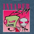thumbnail image 3 of Invader ZIM - GIR and ZIM - Retro Style - Toddler And Youth Girls Fleece Dress, 3 of 5