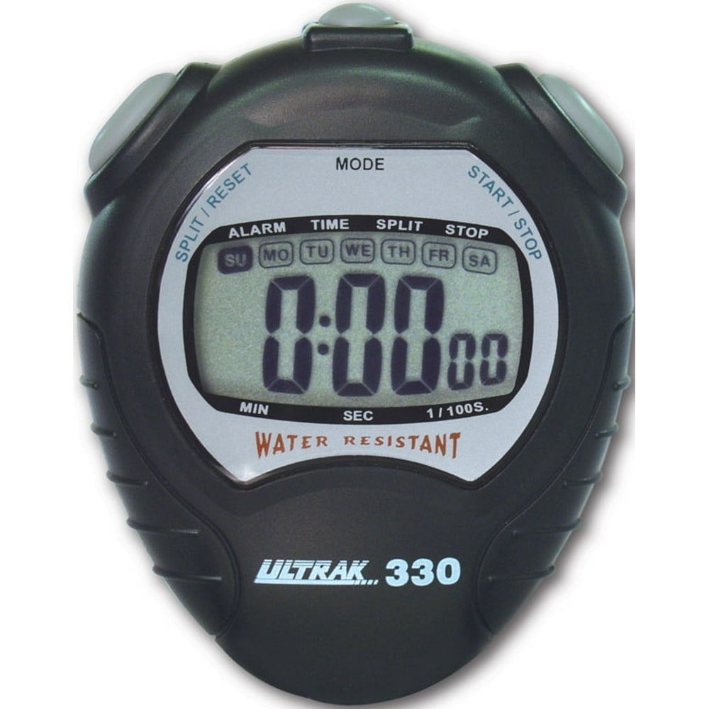 Ultrak 330 Jumbo Display Sport Stopwatch Black