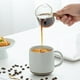 thumbnail image 5 of Tazas de café espresso en miniatura de cerámica de color Morandi, tazas de café de porcelana, tazas demitasse, tazas de café espresso de estilo moderno, aptas para microondas y lavavajillas,, 5 of 5