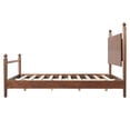 thumbnail image 6 of Christopher Knight Home King Size Traditional Wooden Bed Frame with Spindle Design, Walnut, 6 of 8