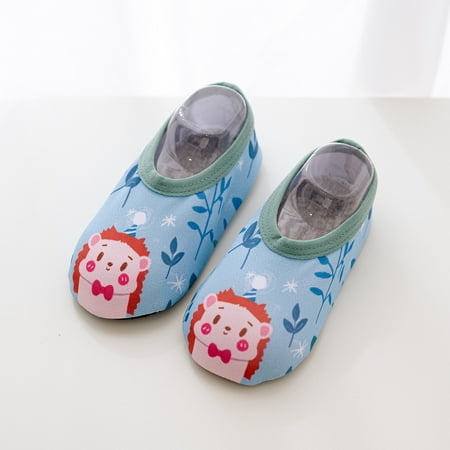 

QISIWOLE Toddler Girls Boys Socks Breathable Kids Cartoon Animals Non-slip Cartoon Print Indoor Socks Deals