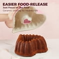 thumbnail image 7 of HONGBAKE Heart Shaped Cake Pan, Cast Aluminum Bundt Cake Pan with Non-Toxic Ceramic Coating, Nonstick Fluted Cake Mold for Baking, Valentine's Day & Special Occasions,10-Inch, Pink, 7 of 7