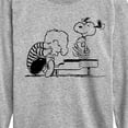 thumbnail image 3 of Peanuts - Schroeder Snoopy - Toddler & Youth Long Sleeve Graphic T-Shirt, 3 of 6