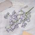 thumbnail image 4 of Nmdmisc Artificial Baby Breath Flowers Fake Silk Real Touch DIY Floral Bouquets Decor Wedding Party Decoration Arrangements(Purple), 4 of 6