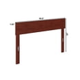 thumbnail image 4 of AFI Boston Solid Wood Full Size Contemporary Headboard in Walnut, 4 of 5
