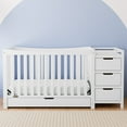 thumbnail image 5 of Graco Remi 4-in-1 Convertible Crib and Changer and Premium Crib & Toddler Mattress Bundle, White, 5 of 10