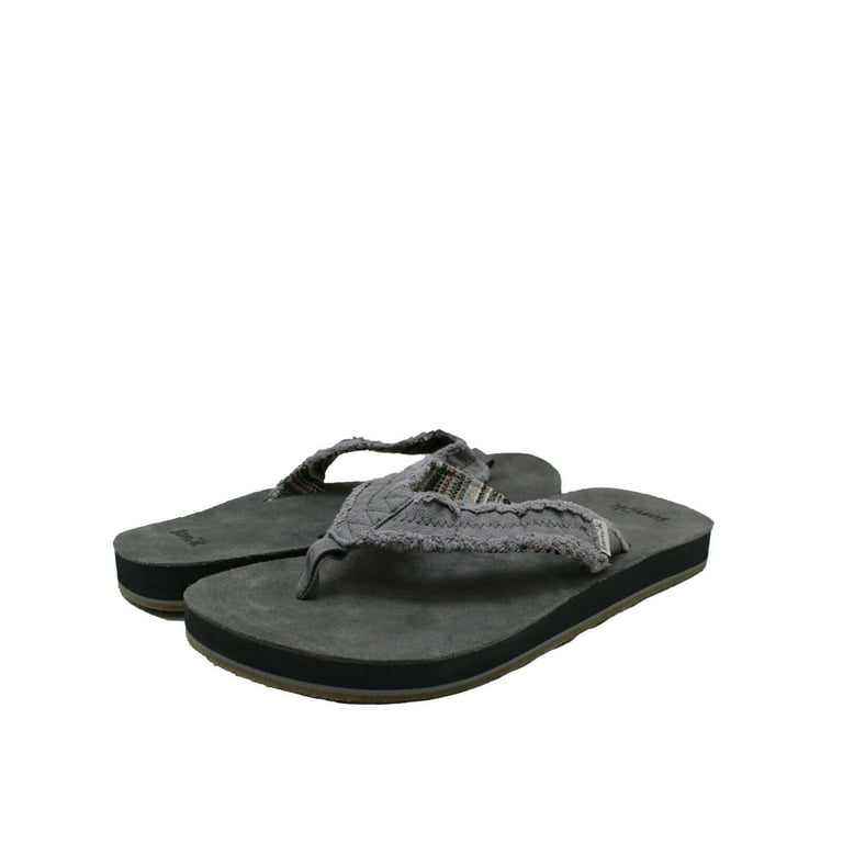 Sanuk Men's Fraid Not Soft Top Casual Flip Flop Sandals 1116736 