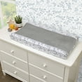 thumbnail image 2 of Disney Mickey and Friends Grey and White Changing Pad Cover, 2 of 3