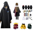 thumbnail image 2 of Disfraz de Harry Potter, Hermione, capa, bufanda, varita, gafas, regalo, Cosplay, ropa de fiesta de Halloween, 2 of 4
