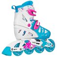 thumbnail image 2 of Patines en línea Roller Derby Tracer para niñas, ajustables, azules, 2 of 5